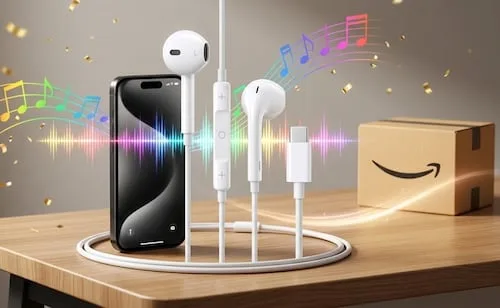 Amazon México: audífonos alámbricos para iPhone en menos de 300 pesos: aprovecha el descuento del 22%